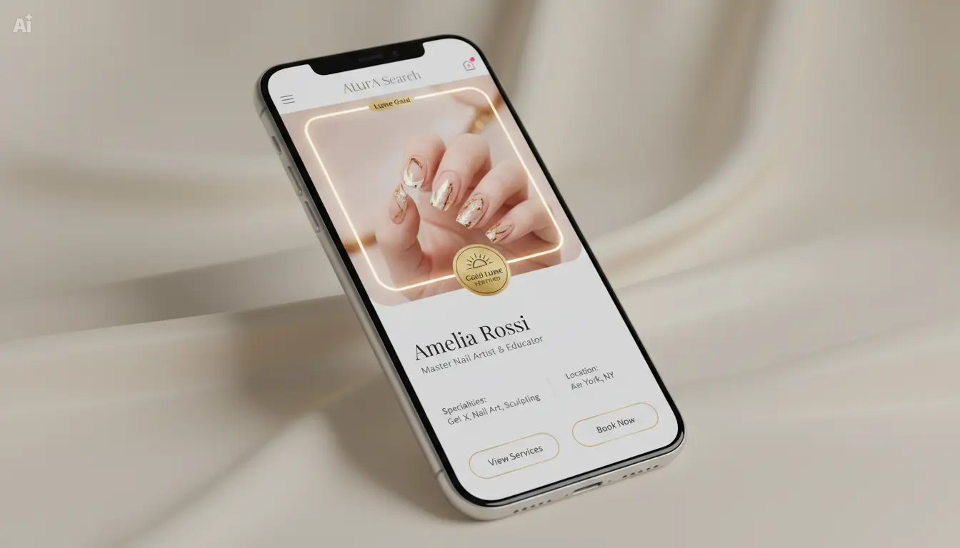Alura Search Profile Mockup